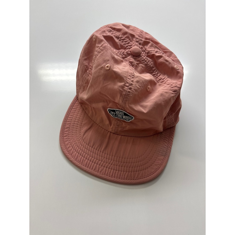 Vans Off The Wall Pink Nylon Unstructured 6 Panel Adjustable Buckle Hat Cap